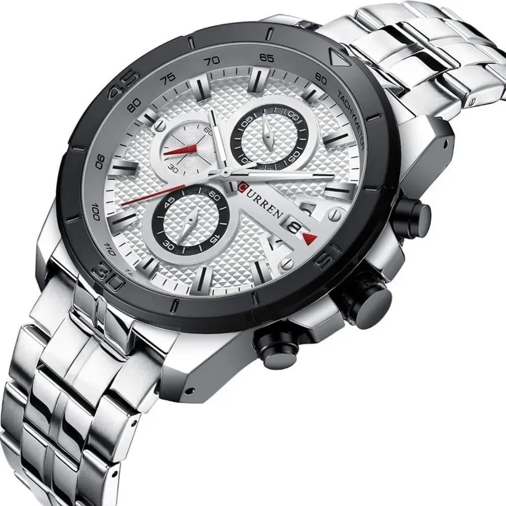 WATCH FUNCTION: All sub-dials and hands are functi